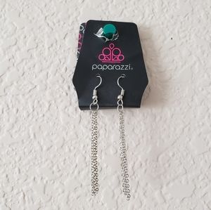 Paparazzi Simple Silver Chain Earrings